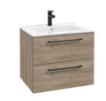 Servantskap Deluxe brunbeiset eik 60 cm REN
